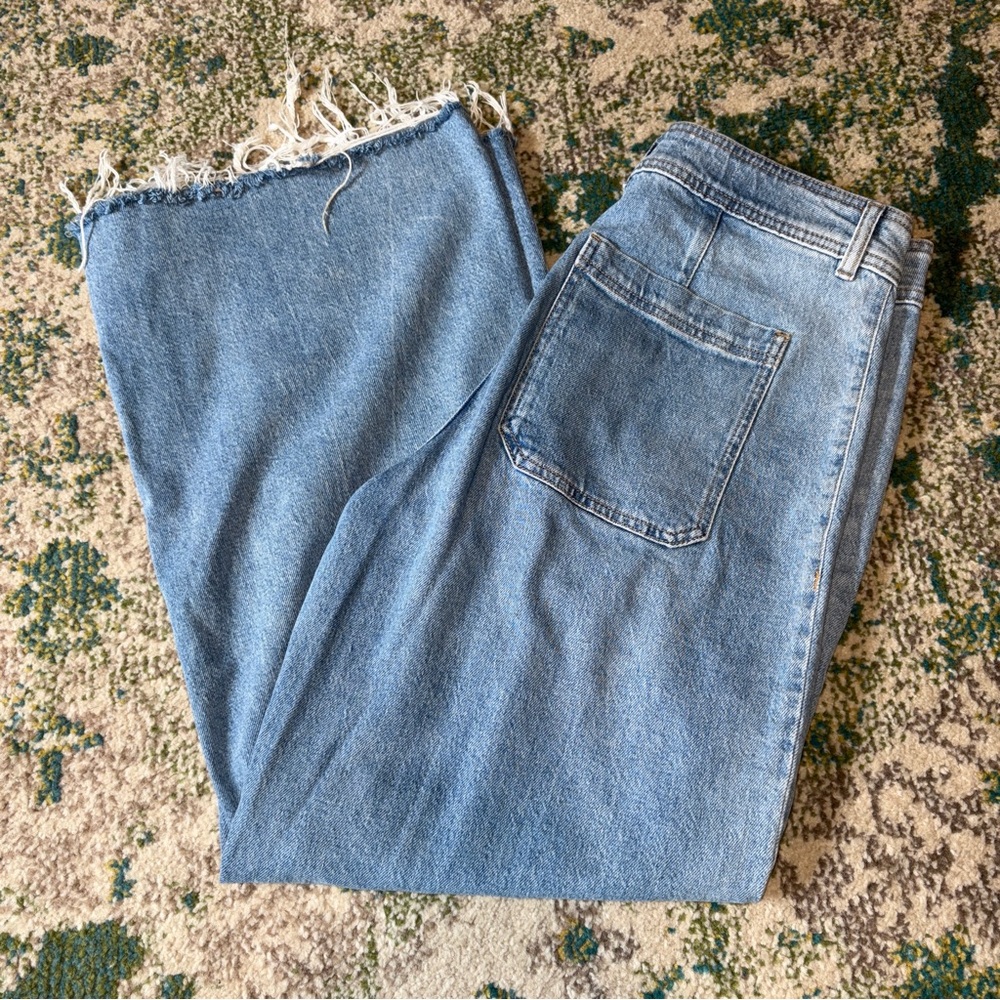 Mango Light Blue Denim Jeans